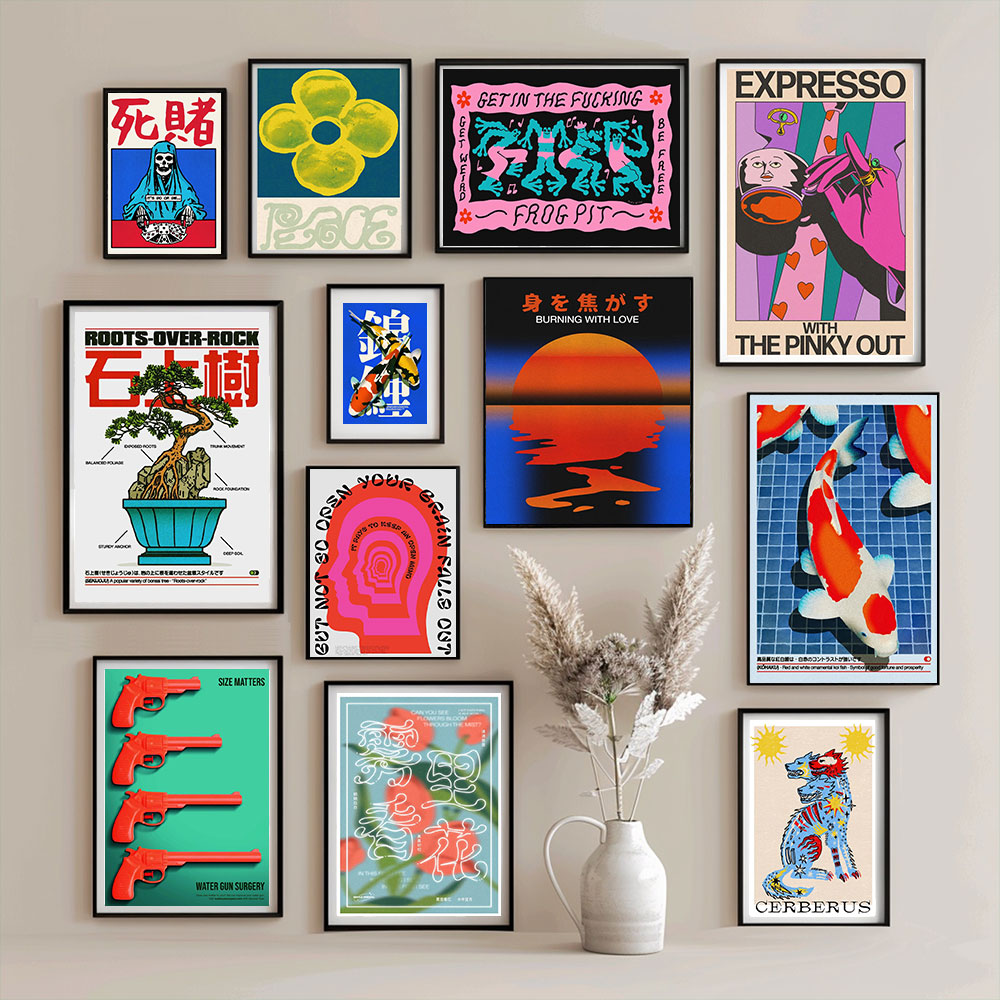 Badminton Poster - Винтажные постеры Японии Burning With Love