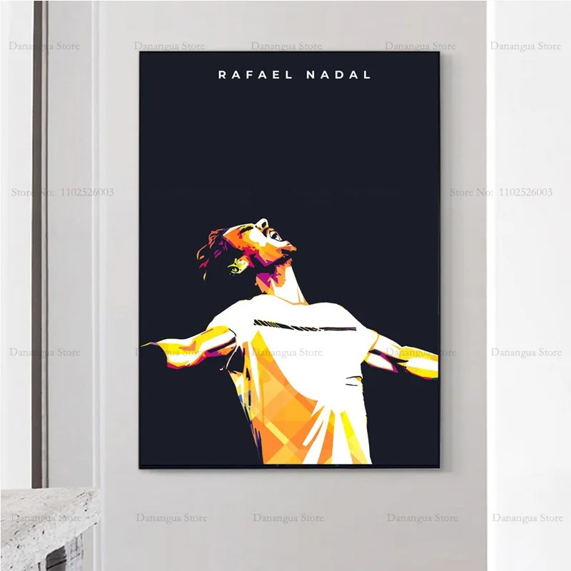 Рафаэль новые цитаты Nadals те – обзор и цена Badminton Poster
